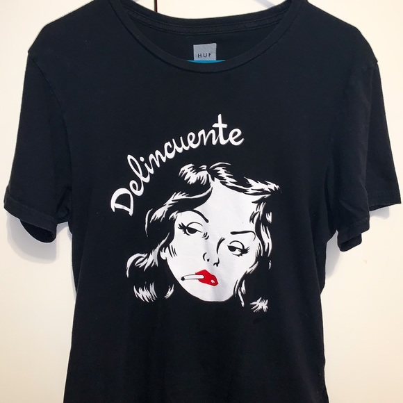 “DELINCUENTE” HUF tee - Picture 2 of 4
